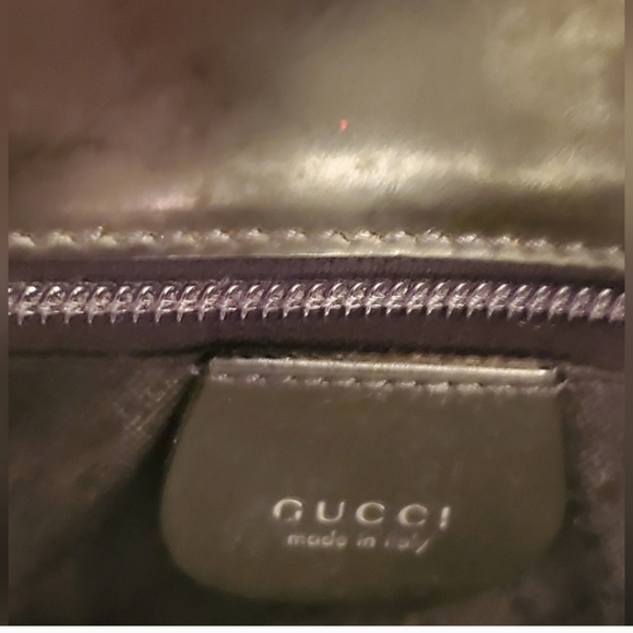 Gucci Vintage Black Quilted Nylon & Patent Leather Bamboo Tote Bag - Picture 8 of 14